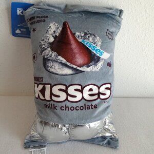 Hershey's Kisses Throw Pillow Mini Plush Candy Pieces Inside Iscream Zipper